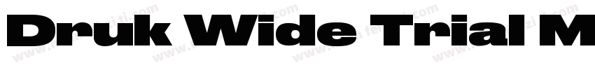 Druk Wide Trial Medium字体转换